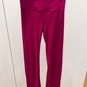 Athleta Magenta Elation Straight Leg Pant